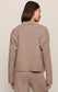 Z Supply Slowdown Sweater Jacket in Heather Ash