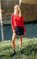 Z Supply Chablis Satin Mini Skirt in Black