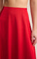 Z Supply Northpointe Satin Midi Skirt in Red