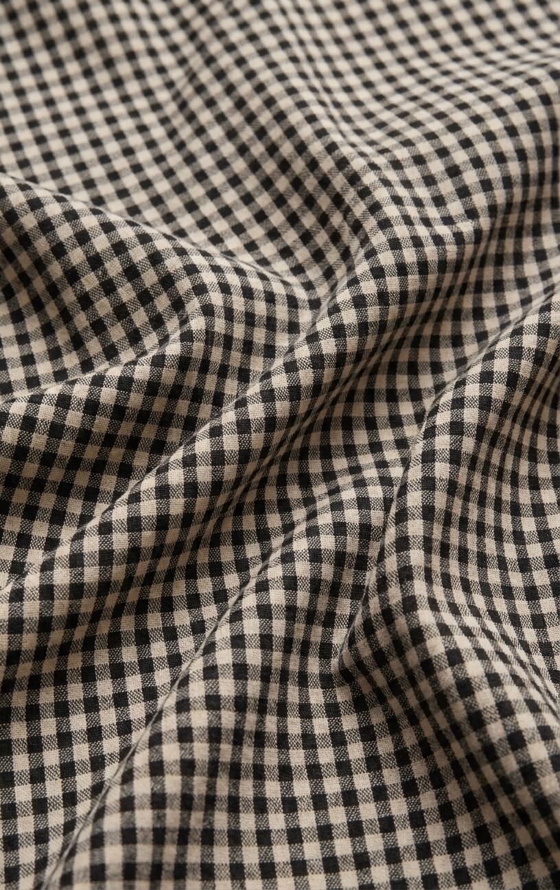 Z Supply Merit Cropped Gingham Linen Top