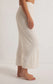 Z Supply Beachy Rib Terry Pant in Cloud Dancer