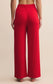 Z Supply Luxe Pointelle Pant in Red
