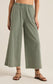 Z Supply Scout Cotton Jersey Pant in Palm Green