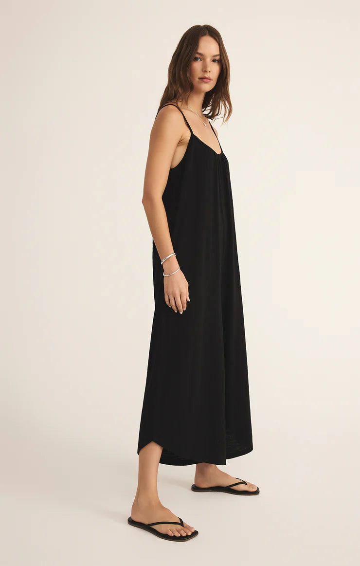 Z Supply Textured Flared Jumpsuit