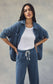 Z Supply Hunter Knit Denim Pant in Indigo