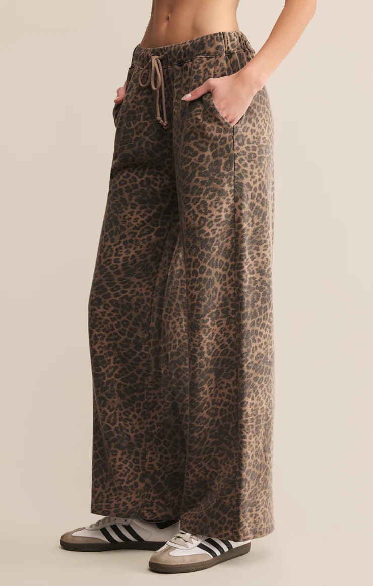 Z Supply Hunter Knit Leopard Pant