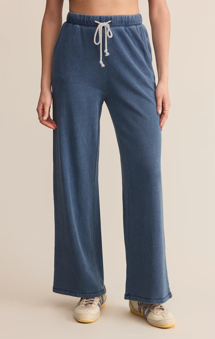 Z Supply Hunter Knit Denim Pant in Indigo