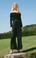 Z Supply Isolde Wide Leg Satin Pant in Black