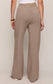 Z Supply Take It Easy Wide Leg Sweater Pant in Heather Ash