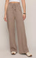 Z Supply Take It Easy Wide Leg Sweater Pant in Heather Ash