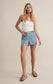 Z Supply Summerland Luxe Soft Denim Short in Vintage Indigo