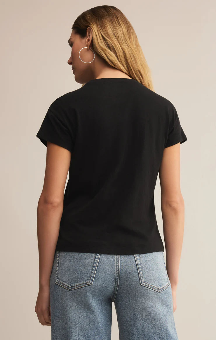 Z Supply Modern Slub Tee in Black