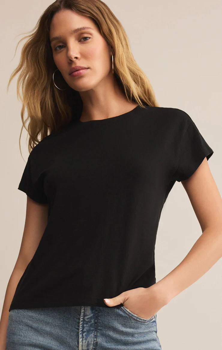 Z Supply Modern Slub Tee in Black