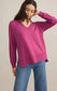 Z Supply Magenta Modern V-Neck Weekender