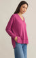 Z Supply Magenta Modern V-Neck Weekender