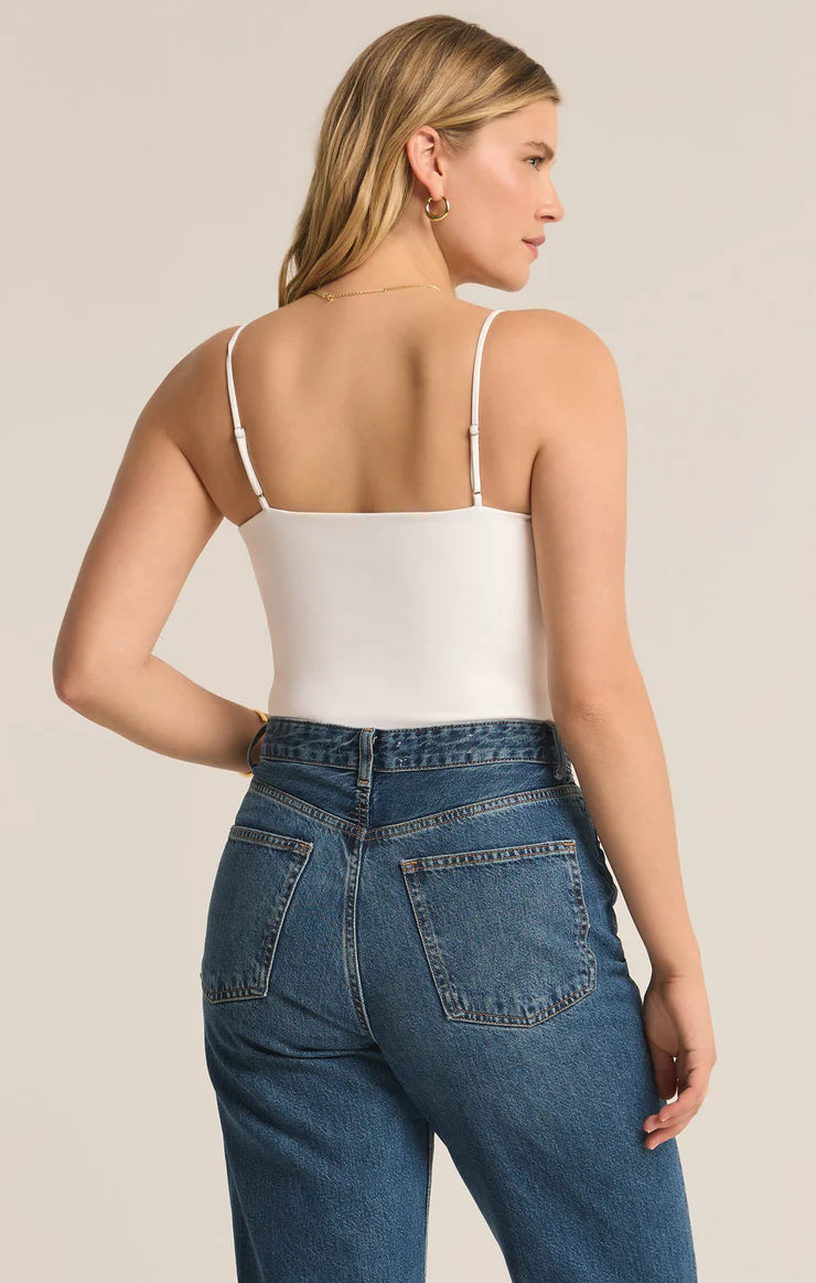 Z Supply Isa So Smooth Bodysuit in White