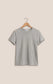 Z Supply Junie Slub Tee in Heather Gray