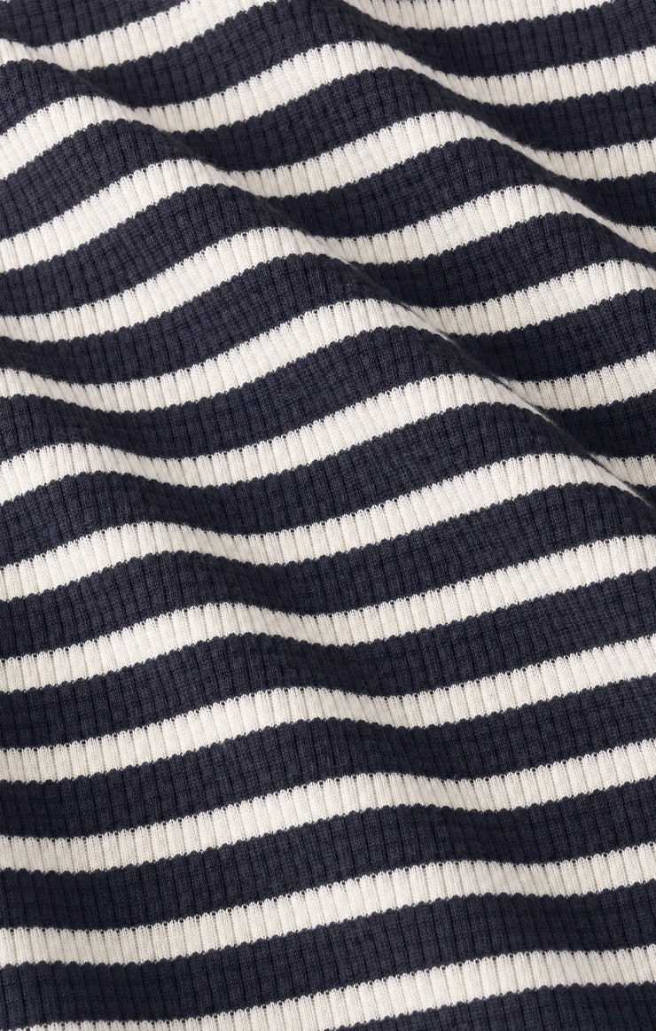 Z Supply Arlet Stripe Thermal Top in Eclipse
