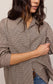 Z Supply On Duty Gingham Button Up Shirt in Dark Chocolate