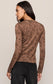 Z Supply Onyx Snake Long Sleeve Top in Cocoa Bean