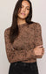 Z Supply Onyx Snake Long Sleeve Top in Cocoa Bean
