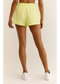 Z Supply Rise Up Fleece Short in Key Lime Pie