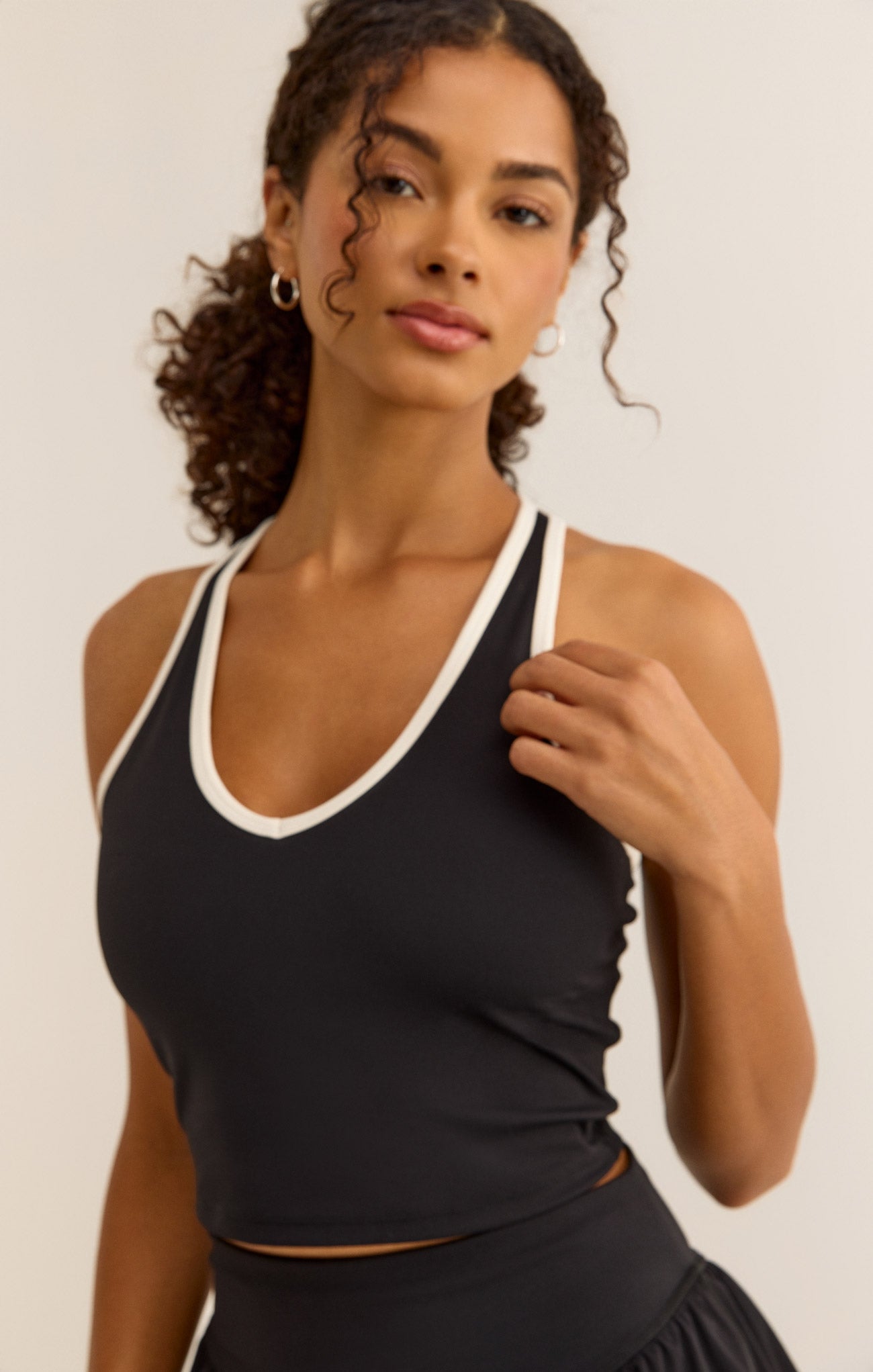 Z Supply Black Classic Racer Tank