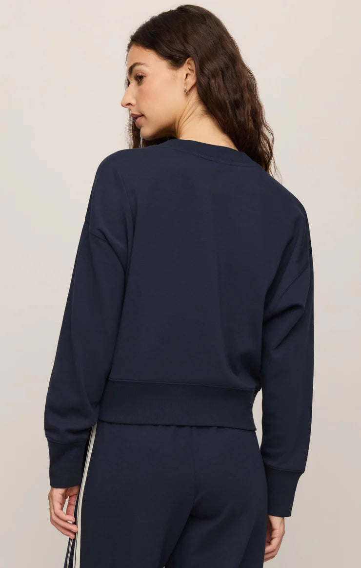 Z Supply Comeback Sweatshirt in Eclipse