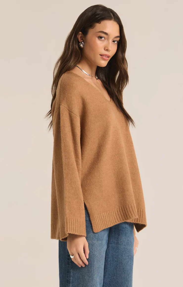 Z Supply V-Neck Burro Modern Sweater