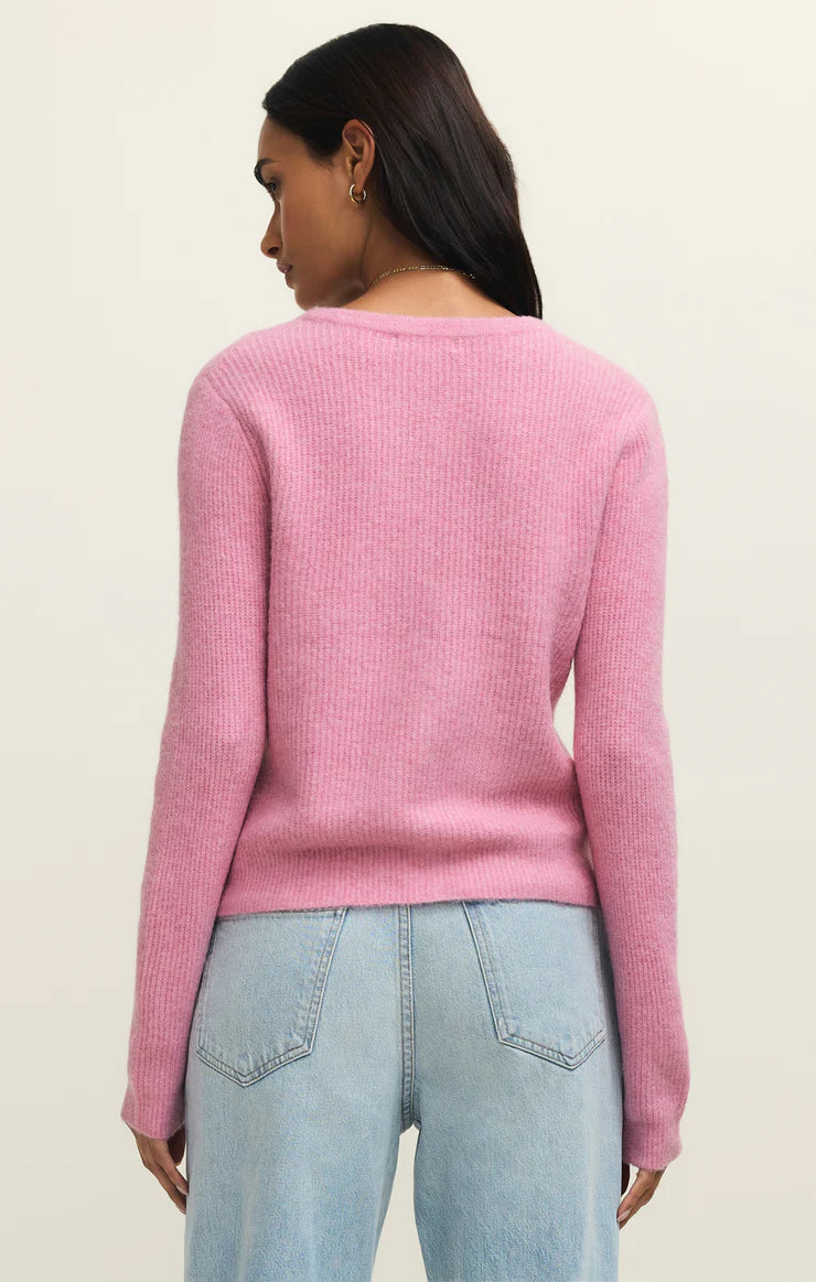 Z Supply Medina Cozy Rib Cardigan in Pink Crush – Cowboy Headquarters Z Supply Medina Cozy Rib Cardigan in Pink Crush – Cowboy Headquarters