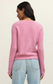 Z Supply Medina Cozy Rib Cardigan in Pink Crush
