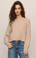 Z Supply Coming Up Cozy Sweater in Soft Ecru