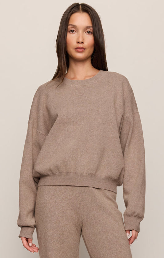 Z Supply Take It Easy Sweater in Heather Ash