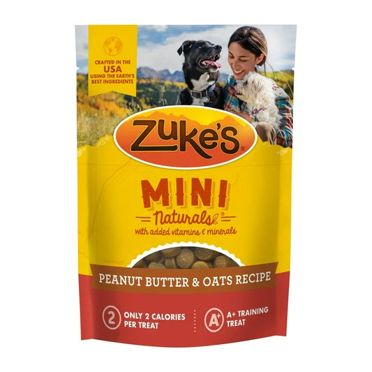 Zuke’s Mini Naturals Peanut Butter & Oats Recipe Dog Treats