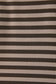 Short Sleeve Round Neck Striped Baby Tee in Charcoal/ Taupe Stripe