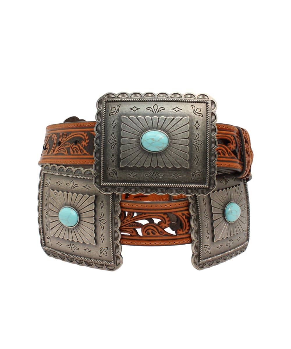 Ariat Ladies Rectangular Concho Belt