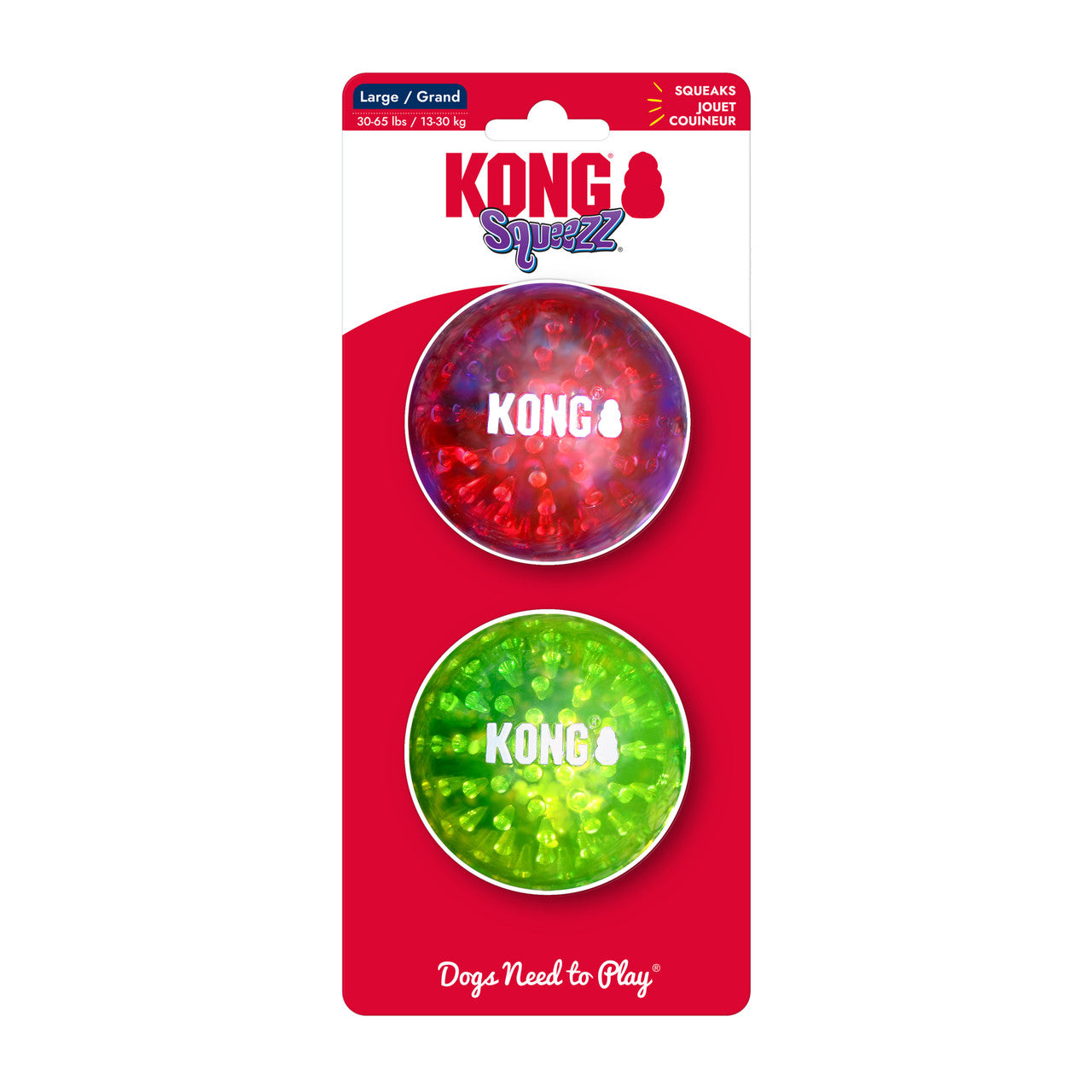 Kong Squeezz Geodz 2-pack