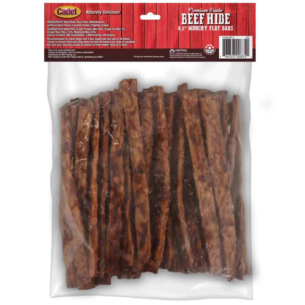 Cadet Premium Grade Munchy Beef Hide Sticks