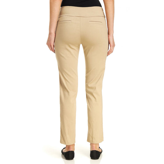 Zac & Rachel Pull-On Slim Leg Pant in Chino