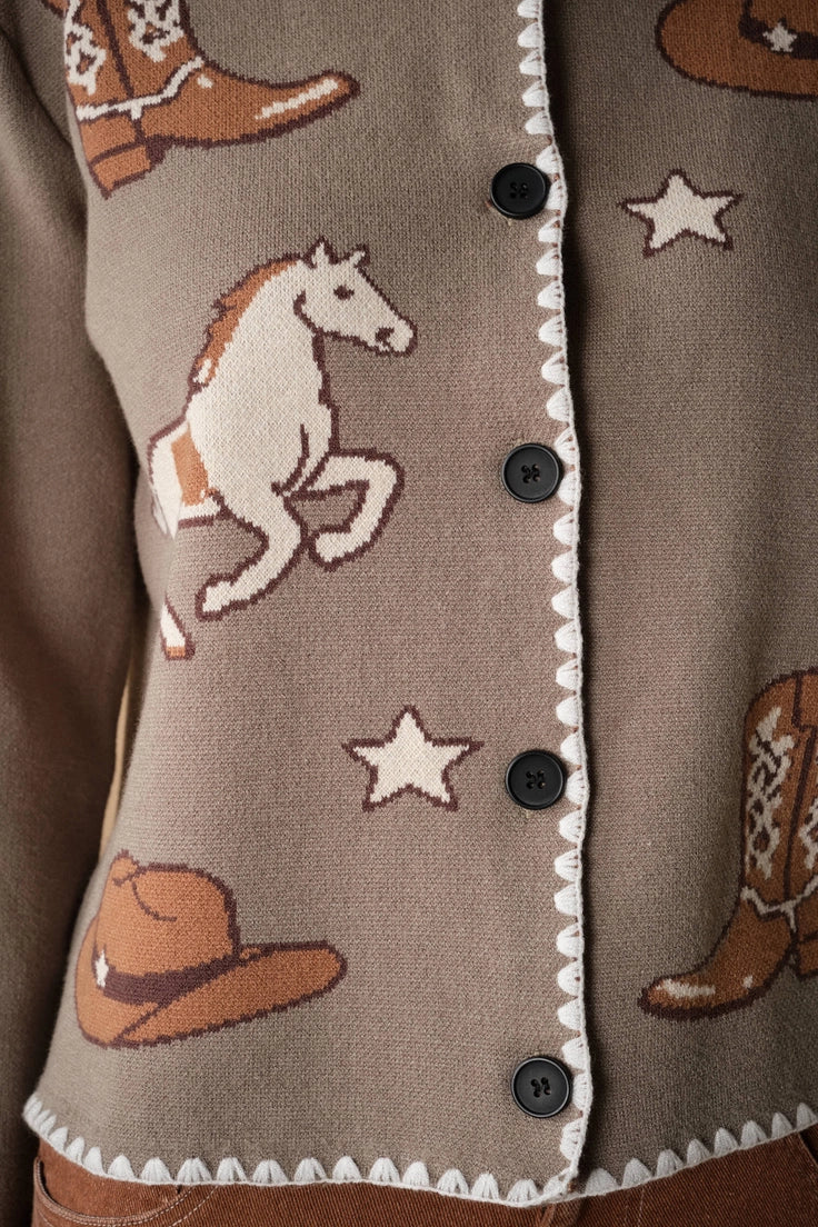 Western Sweater Cardigan