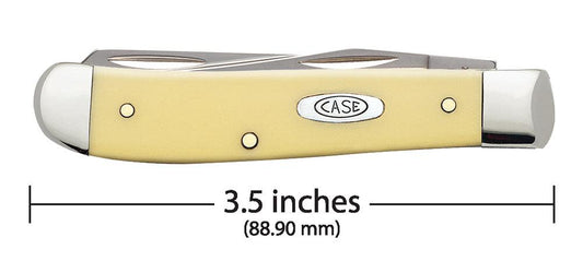 Case Yellow Synthetic Carbon Steel Mini Trapper