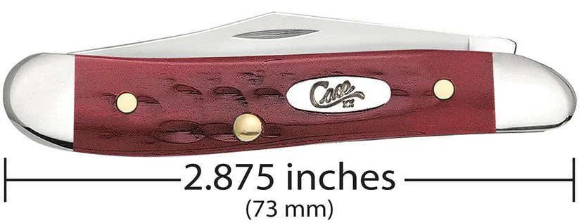 Case Pocket Worn Corn Cob Jig Old Red Bone Peanut