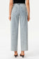 Bayeas High Rise Rhinestone Barrel Leg Jeans in Glacier