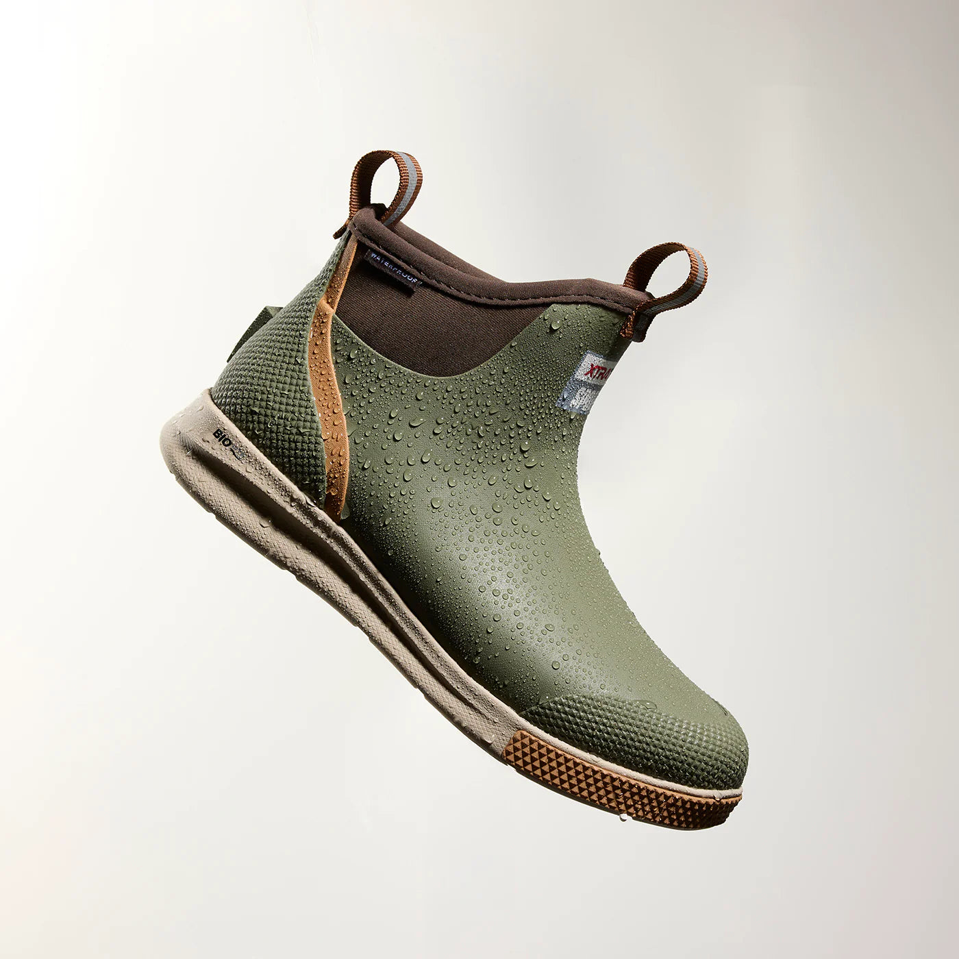 XTRATUF Men's 6-inch Ankle Deck Boot Sport in Olive