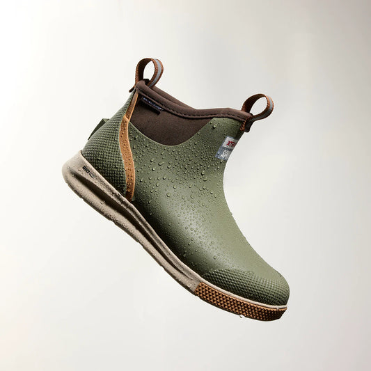 XTRATUF Men's 6-inch Ankle Deck Boot Sport in Olive