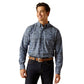 Ariat Eddie Classic Fit Long Sleeve Shirt in Navy