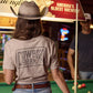 Cowboy Cool Roughrider Tee in Heather Tan