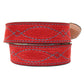 Double J Saddlery Red Suede Belt