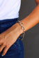 West & Co. Faux Navajo Pearl Bracelet with Silver Bit Charm