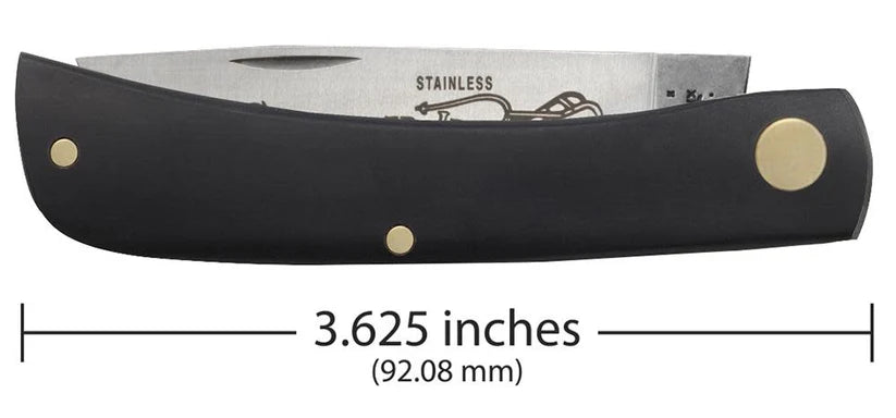 Case Jet-Black Synthetic Sod Buster Jr